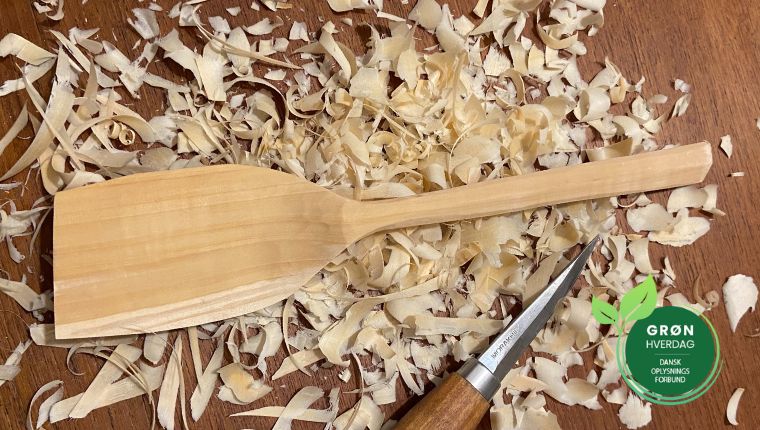 Snit en paletkniv med Tue